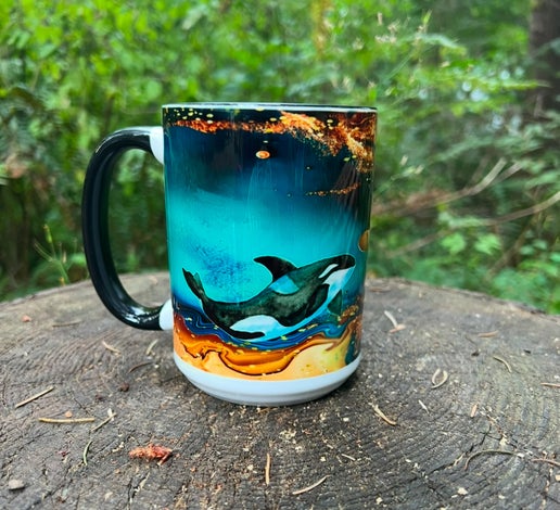 The Orcas mug
