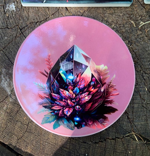 Crystal coasters