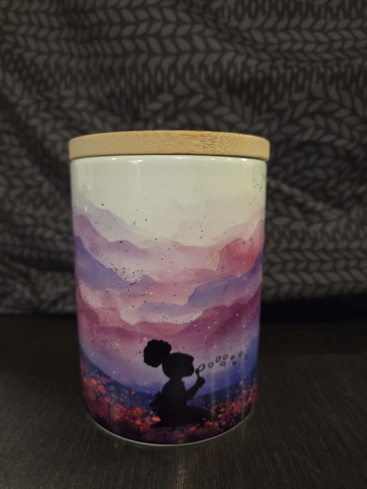 Girl in the Field Jar