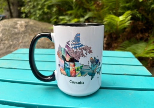 The Canadian Map mug