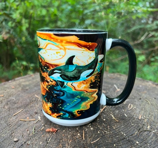 The Orcas mug